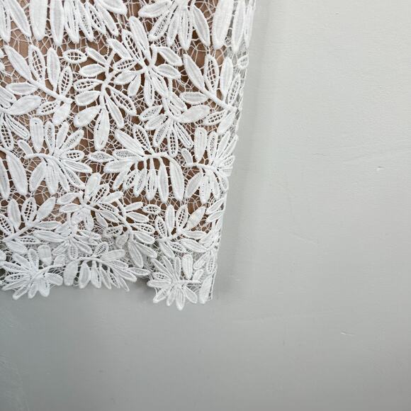 Lulus Right Sheer, Right Now White Lace Bodycon Dress - Picture 4 of 10